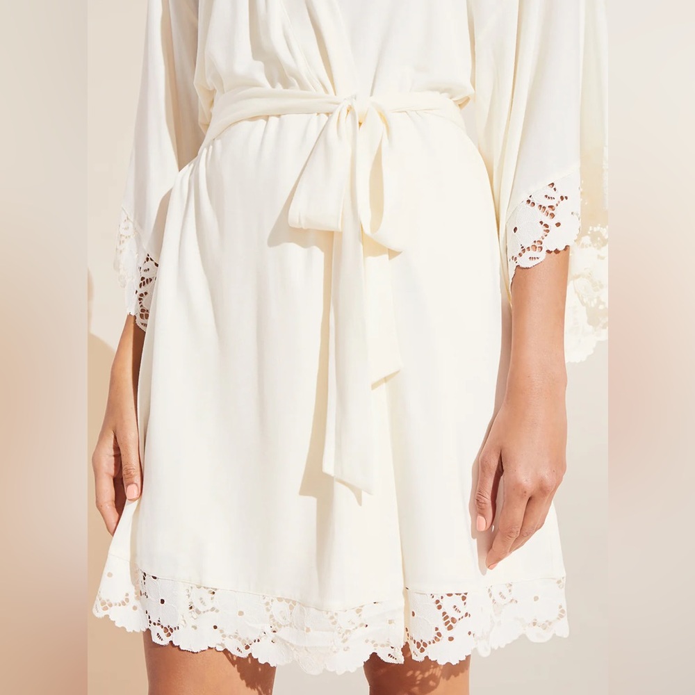 Eberjey Robe XS ivory